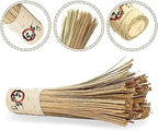 12-Inch Bamboo Wok Brush, Flat Brush, Kitchen Cleaning Brushes for Scrubbing and Cleaning Cooking Pots, Pans and Grilling Utensils (1 Pack)