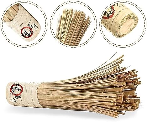 12-Inch Bamboo Wok Brush, Flat Brush, Kitchen Cleaning Brushes for Scrubbing and Cleaning Cooking Pots, Pans and Grilling Utensils (1 Pack)
