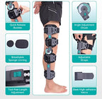 Hinged Knee Brace, ROM Adjustable Post Op Support for ACL MCL PCL Recovery, Professional Knee Immobilizer for Meniscus Tear, Arthritis and Injury Rehabilitation, Universal Size for Left and Right Leg
