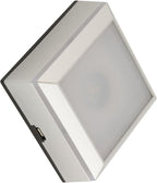 ZJchao Led Light Base, Ornament Display Stand Display Stand for Crystal Art Lighted Led Base Light for Glass Crystal Artwork (Square 4 lights touchable USB battery (delivered)