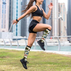 Compression Socks For Women & Men Circulation 15-20 Mmhg Knee High Nursing Travel Running Athletic Flight