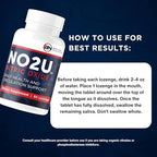 Bryan NITRICEUTICALS - Natural Nitric Oxide Supplements for Men & Women - Promotes Blood Circulation, Oxygen & Nutrient Delivery, Daily Wellness Support - No Gluten or Dairy - 60 Vegan Lozenges