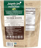 Nichols Farms InShell California Pistachios, Healthy Protein Snack, Jalapeño Lime, 14oz