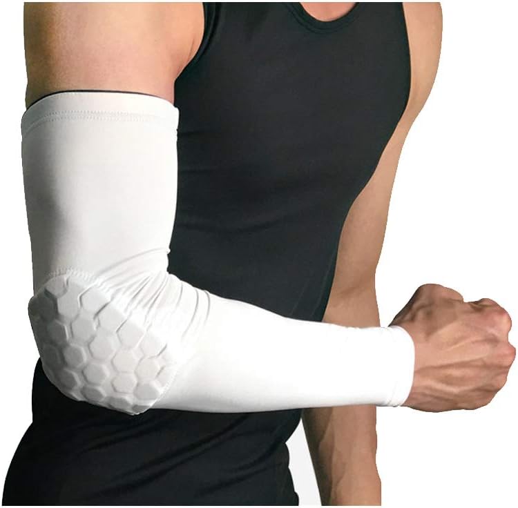 RGA Elbow Pads,Basketball Shooter Sleeves,Basketball Elbow Arm Guard Sleeve Padded Compression Protection Elbow Arm Sleeve
