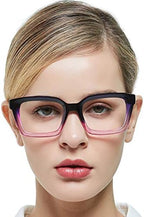MARE AZZURO Reading Glasses Women’s Stylish Reader Durable Eyewear 0 1.0 1.25 1.5 1.75 2.0 2.25 2.5 2.75 3.0 3.5 4.0 5.0 6.0(Purple, 150)