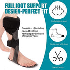 Carbon Fiber AFO Brace Lightweight Ankle Foot Orthosis Foot Drop Brace AFO Rehabilitator for Drop Foot, Stroke, Hemiplegia (M-Right (Carbon Fiber))