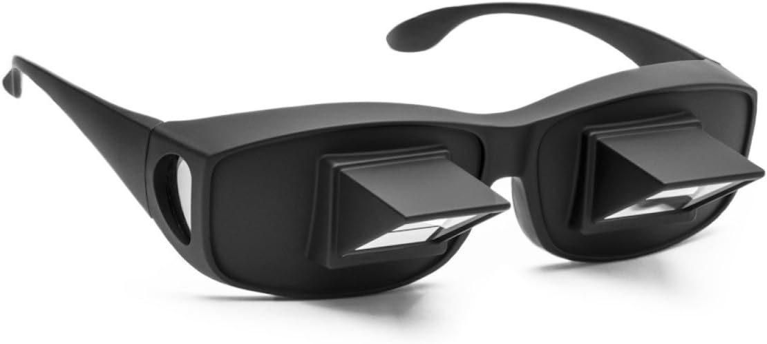 Flammi Lazy Glasses Prism Glasses Horizontal Spectacles Lie Down for Reading/Watching TV