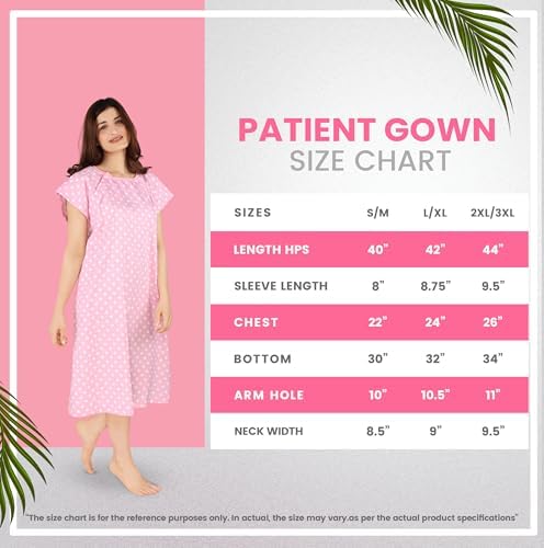 Utopia Care Women's Hospital Gown Soft Comfortable and Stylish Patient Gown