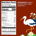 Lundberg Organic Short Grain Brown Rice, Bulk Bag, Sticky Rice, 12 Lb
