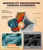 Graphene-Infused Instant Heating Pad with 3M Thinsulate, Ergonomic Weighted Heating Pad for Neck and Shoulders and Back, Heated Neck Wrap w/ 6 Heat Options 4 Auto Timer, Christmas Gifts for Women Men