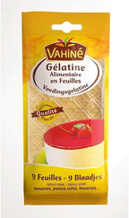 Vahine Feuilles de Gelatine French Gelatin Sheets 9 sheets