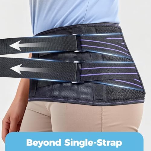 Ultra Sacroiliac SI Hip Belt for Women and Men, [Upgraded Medical-Grade] Adjustable Breathable Hip Brace, Sciatica Pain Relief Devices, Trochanter Brace for Relieving Lower Back Pain, Pelvic Pain & Sciatica (Medium)