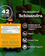 Herb Pharm Certified Organic Schisandra Berry Liquid Extract - 1 Ounce