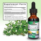 Nature's Answer Alcohol-Free Feverfew 2000mg 1oz Extract | Promotes Overall Well-Being | Source of Parthenolide | No Artificial Flavors or Preservatives | Single Count
