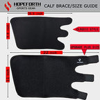 Calf Support Brace 2 Pack Adjustable Shin Splint Compression Calf Wrap