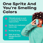 WIZARD WELLNESS Daily Saline Nasal Spray | Triple-Action Hydration & Mucus Cleansing Allergy Mist | Activated Saline & Nasalbiome Postbiotics | Eucalyptus Scent | Drug-Free | 2-Pack