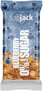 NEW IN USA Vegan FlapJack 15 pack x 100g (3.53oz) Sugar-Free Blueberry | Premium Fiber & Handmade Oat Bar | Moderate the Energy Release | Made in Hungary Since 2004