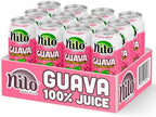 NILO Guava Juice | 100% Squeezed Guayaba Pink Guava | NO Sugar added | NOT From Concentrate | 10.8 oz (Pack of 12)
