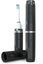 Long Ventilated Electric Toothbrush Travel Case, Portable Holder, Fits Most Standard Straight Electric Toothbrushes (Black)