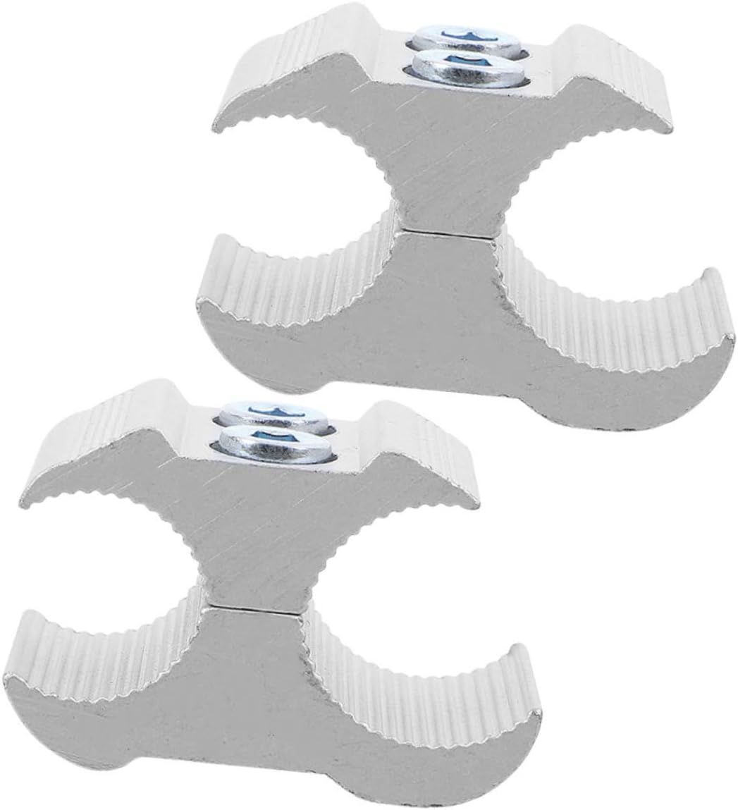 2pcs Wheelchair Accessories Clamp Pipe Clamp for Cane Holder for Walker Power Wheelchair