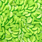 Lime Shaped Hard Candy Sprinkles Edible Confetti Toppers -2oz