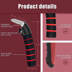 Car Door Handle for Elderly Car Assist Support Handle Multifunction Car Door Latch Bar for Seniors and Handicapped(Red)