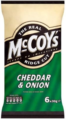 Crisps Mccoy's Cheese & Onion Multipack 6X6X30G