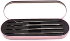 Professional Tweezers Storage Case Activated Sealed Box Eyelash Extension Tools Container, 1 Pc (Pink)