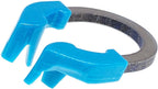 LA MIERE Universal Dental Sectional Matrix Ring Clamp Spring Clip, Autoclavable Nickel Titanium Orthodontic Clamp Rings, Sectional Contoured (R6 Light Blue 1PCS)