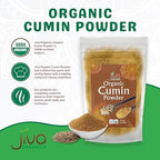 Jiva Organics Organic Ground Cumin Powder 7 ounce - 100% Pure & Non-GMO (Ground Cumin Seeds)
