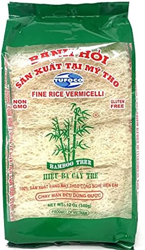 Bamboo Tree Fine Rice Vermicelli 340g (Pack of 6)
