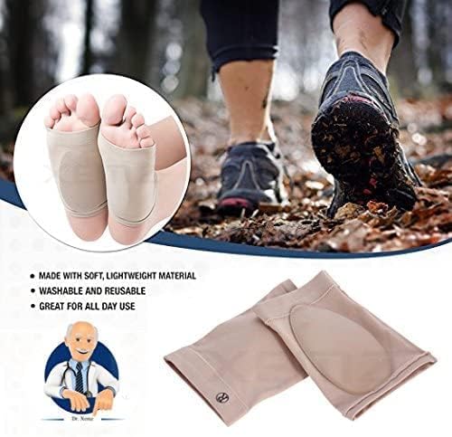Silicone Gel Arch Support Sleeve, Comfort Cushions Insole, Orthotics Massage Flat Feet Pad Shocks, for Plantar Fasciitis Pain Relief Heel Spur Arch Pain Pronation