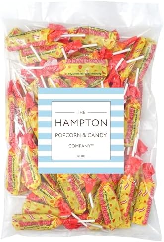 Sugar Daddy Milk Caramel Pops, 2 Pound Bulk Bag (Approx. 65 Lollipops) Caramel Lollipops, Sugar Daddy Suckers