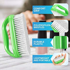 Konex Perfect-Grip Large Hand and Nail Brush 4" X 2-1/4" X 1-1/2" (Green)