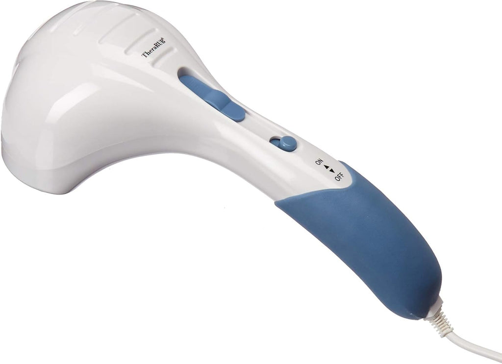 Clinical Health Services, Inc. TheraRub Massager® Percussion Double Head Electric Massager, 14 Foot Extra Long Power Cord
