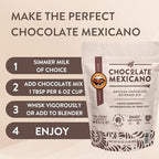 Mexican Hot Chocolate, 32 Ounce (2lb), Authentic Mexican Style Hot Chocolate Mix with Organic Cacao Beans and Cinnamon by La Monarca Bakery