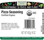 Frontier Co-op Organic Pizza Seasoning, 1lb Bulk Bag – Natural Seasoning Spice Blend, Perfect Spice for Homemade Pizzas, Pasta and Italian Dishes