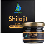 Vedapure Purest Himalayan Shilajit Resin 100% Pure Shilajit with Fulvic Acid & 85+ Trace Minerals Complex for Energy & Immune Support, 15 Grams