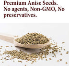 The Spice Way Premium Anise Seeds - Whole seeds (4 oz) also called Aniseed. Used for baking bread, cooking and even tea.