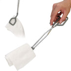 Toilet Aid Toilet Paper Tongs, Toilet Paper Tongs Toilet Aid Bathroom Self-Wiping Aid Self-Wipe Assistance Tool for Pregnant Women Elder (12inch)
