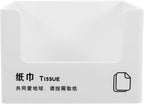 Acrylic Napkin Holder Paper Tissue Dispenser Box Square Decorative Napkin Storage for Dining Table Bathroom Kitchen Use