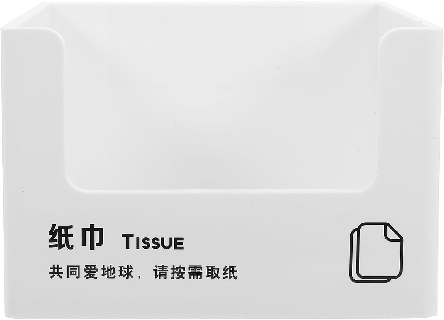 Acrylic Napkin Holder Paper Tissue Dispenser Box Square Decorative Napkin Storage for Dining Table Bathroom Kitchen Use