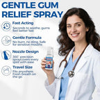 Toothache Relief Spray for Adults, Instant Pain Relief Oral Spray for Wisdom Teeth Inflammation, Swollen Gums, Canker Sores & Denture Pain, Anti-Inflammatory & Swelling Soothing Spray, 0.7 fl.oz/20ml.