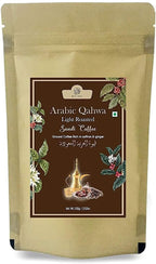 QURA Saudi QAHWA Medium Roasted Saudi Coffee | Ground Coffee Rich in Saffron & Ginger 100 GMS