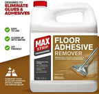 Max Strip Floor Adhesive Remover - 1 Gallon - Professional Fast Working Gel Strips Multiple Layers - Removes Tough Mastics and Construction Adhesives - No Harsh Odor Leaves Surface Clean