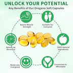 Oil of Oregano Softgels,Oregano Oil Capsules Organic,2-in-1 6000mg Oil of Oregano with Black Seed Oil 200mg,Oregano Oil with Black Seed Oil Softgels,120 Softgel Capsules