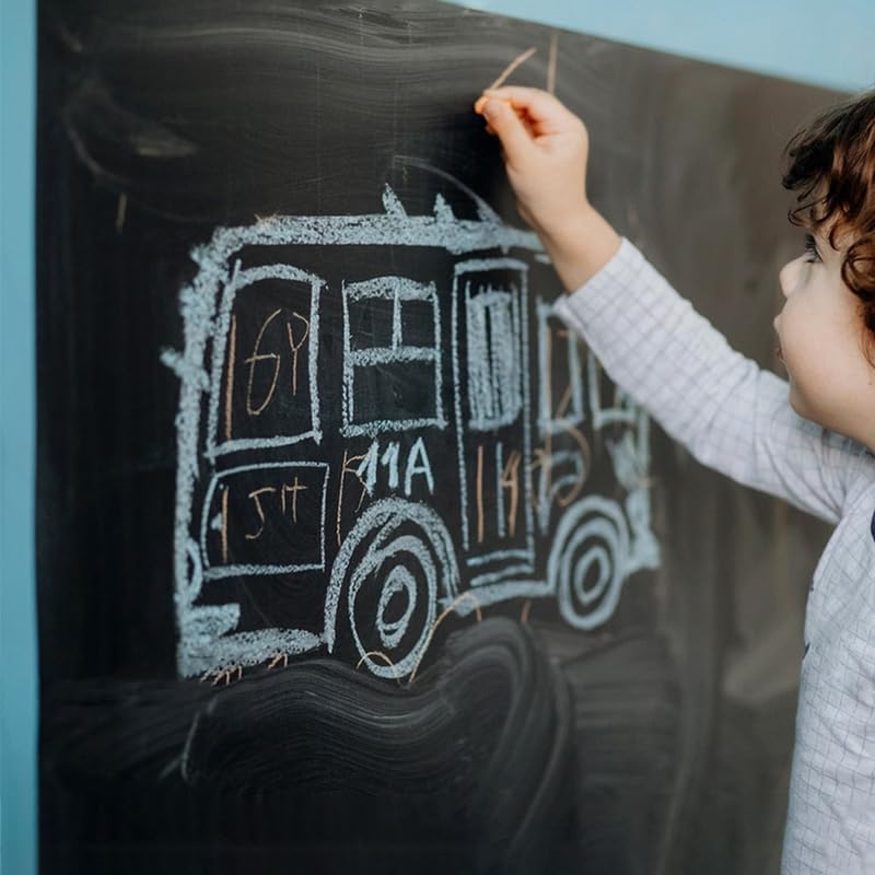 Chalkboard Paint Black Chalk Board Paint for Wood, Metal, Glass, Wall, Plaster Boards Sign, Frame, Interior/Exterior, All-in-One Primer & Top Coat, Black Matte Finish, Acrylic, Non-Toxic, 250g, 9oz