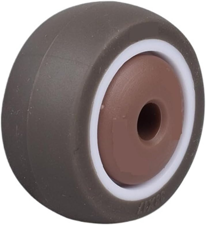 1 Inch 1.25 Inch 1.5 Inch 2 Inch 2.5 Inch 3 Inch Silent Wheels Single Wheel Soft Rubber Wheels Accessories 1Pcs(1.5-inch Single Wheel)