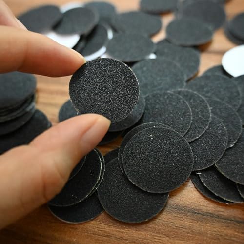 100 PCS Self-Adhesive Sandpaper Discs,Replacement Pedicure Sanding Paper Disc Pads for Electric Foot File Manicure Pedicure Callus Remover (#180 Grit)