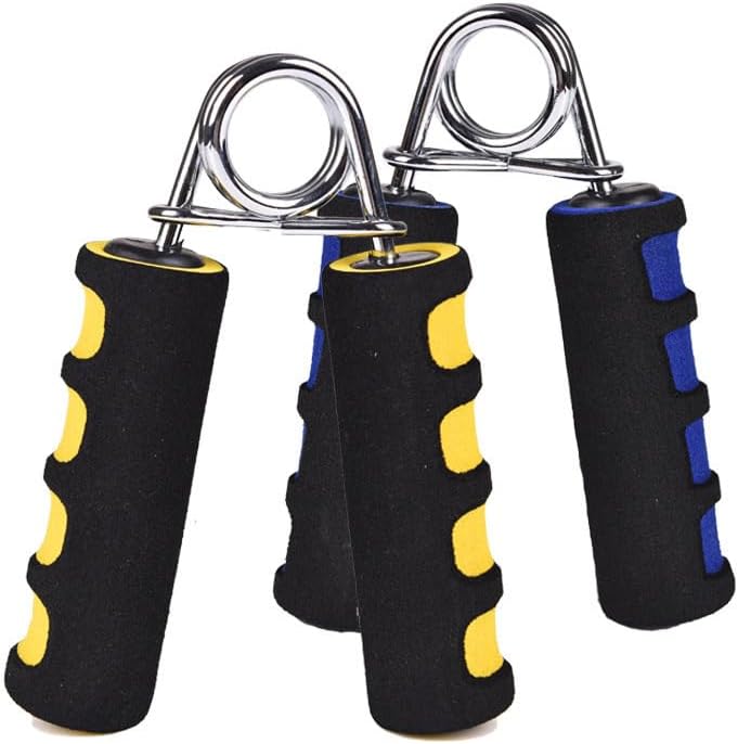 Foam Hand Grip Exerciser (Blue) - Stress Relief & Finger Strength Trainer